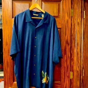 Tommy Bahama button down  2X 100% silk like new